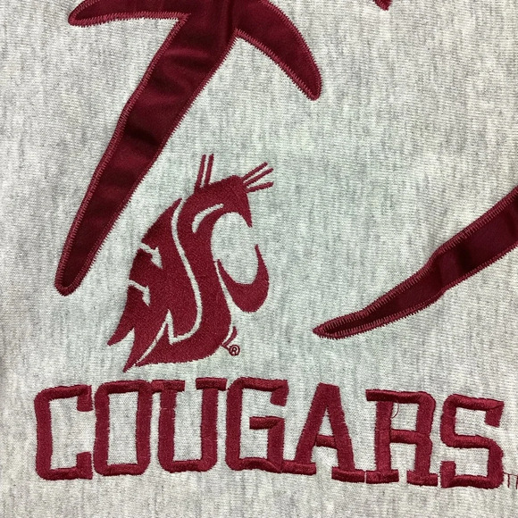 Vintage Washington State Cougars ringer Crewneck - Picture 3 of 6